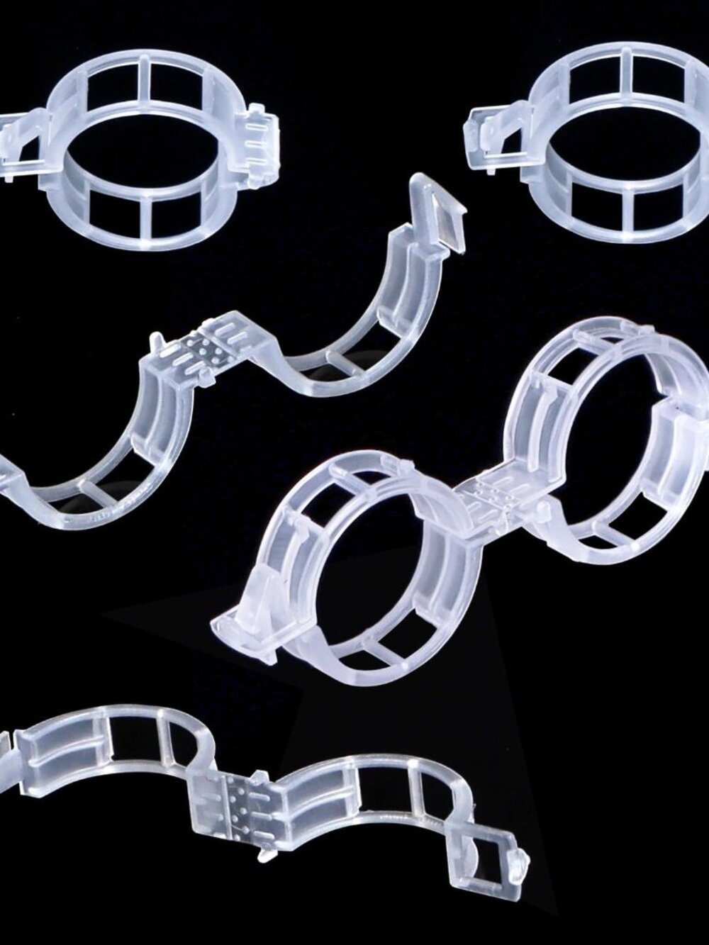 120Pcs Plant Support Clips, Plastic Trellis Plant Support Clips for Support